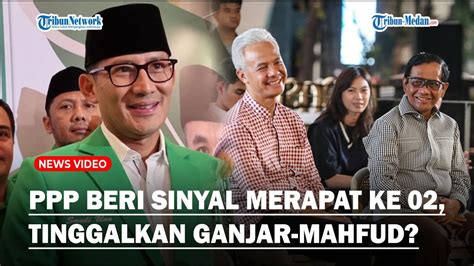 Beda Jalan Dengan Ganjar Mahfud Ppp Beri Sinyal Kuat Merapat Ke