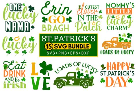 St Patricks Svg Bundle Patricks Day Svg Graphic By Craftsvg Creative