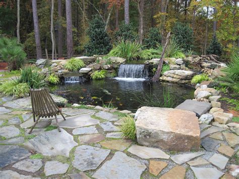 22 Garden Pond Edging Ideas You Must Look | SharonSable