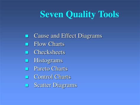 Ppt Seven Quality Tools Powerpoint Presentation Free Download Id 187185