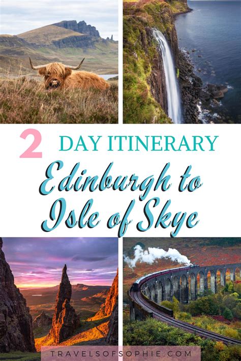 Edinburgh To Isle Of Skye 2 Day Itinerary Isle Of Skye Day Tours Travel