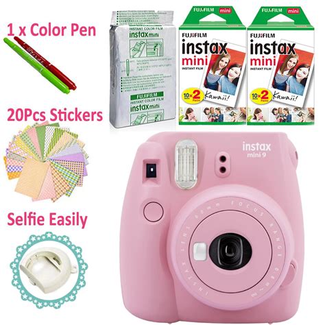 Rose Rose Fujifilm Instax Mini Appareil Photo Instantan Photos