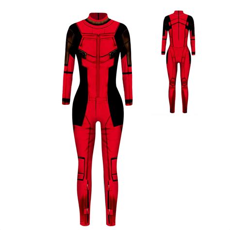 Deadpool Costume Accessories Deadpool And Wolverine Bodysuit Halloween Costumes For Men Women