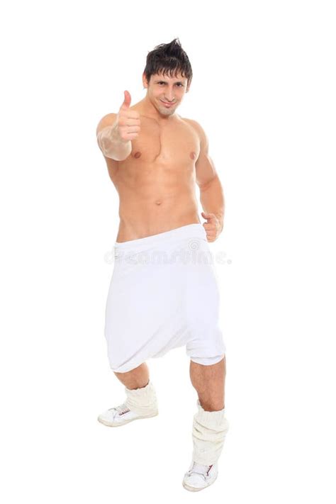 The Naked Dancer Isolated On The White Stock Photo Image Of Naked Ballet 84375874