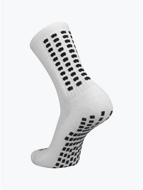 Classic White Football Grip Socks | Avec Sport