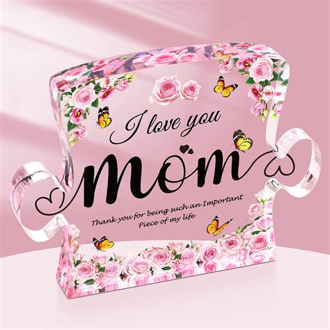 DIFFUNY Gifts for Mom, Mom Birthday Gifts from Daughter Son, Christmas