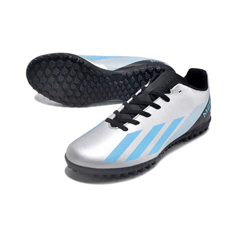 Adidas X Crazyfast Messi 4 TF Infinito Silver Metallic Bliss Blue