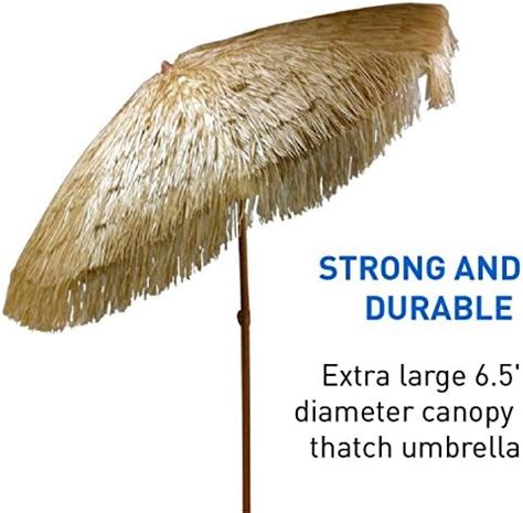 Easygoproducts Thatch Patio Tiki Umbrella Tropical Palapa