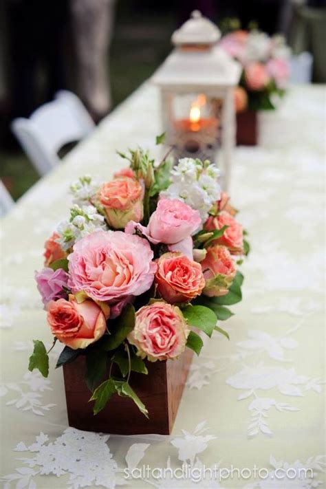 Rustic Wooden Box Wedding Centerpiece Ideas Hi Miss Puff