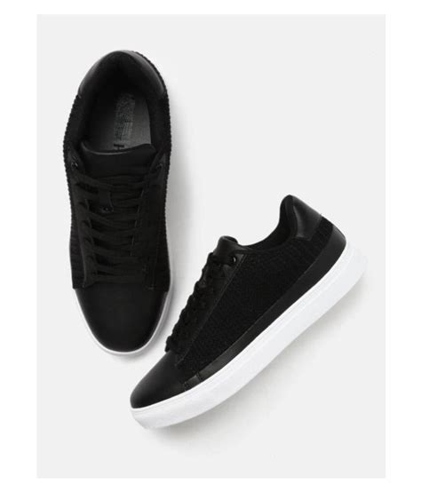 HRX Men Sneakers Black Casual Shoes - Buy HRX Men Sneakers Black Casual ...