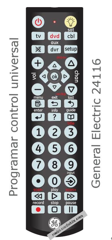 Instrucciones Para Programar Control Universal GE 24116