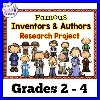 Famous Person Research Template Inventors Authors Biography Project