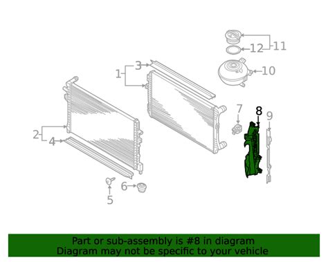 Volkswagen Jetta Radiator Support Air Deflector A E