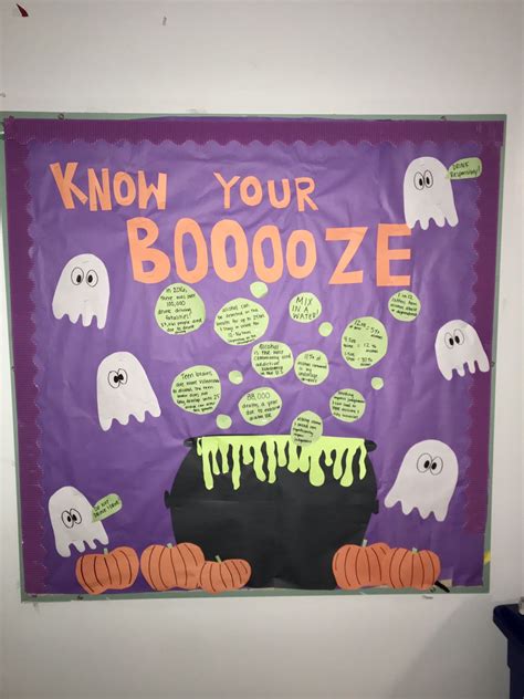 Know Your Booooooze Halloween Bulletin Boards Ra Bulletin Boards Bulletin Boards