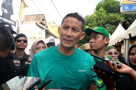 Sandiaga Uno Tanggapi Format Debat Cawapres Antara News