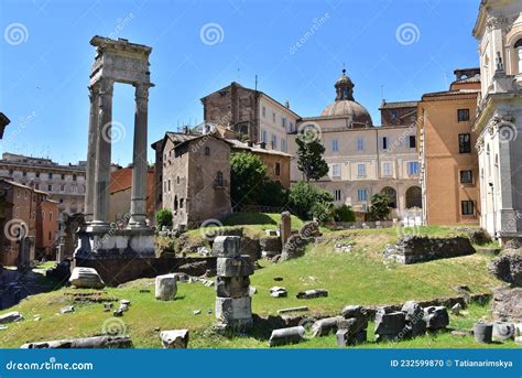 Archaeological Site Near Marcello Theater And Portico Of Octavia In