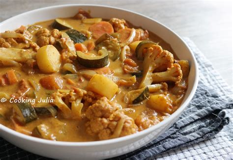 COOKING JULIA CURRY DE LÉGUMES