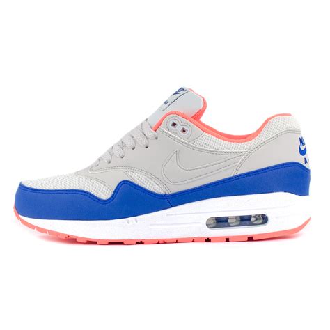 Nike Air Max 1 Essential Light Ash Greyblueorange Trainers 537383