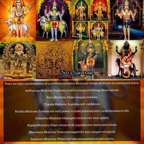 There are eight manifestations of Lord Bhairava (Ashta Bhairava) whose ...