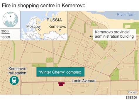 Russia Kemerovo fire: Shopping centre exits 'were blocked' - BBC News