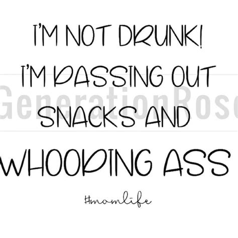 Car Decal Im Not Drunk Im Passing Out Snacks Etsy
