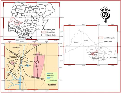 Map Of Nigeria Showing Kwara State And The Study Area Source Ministry