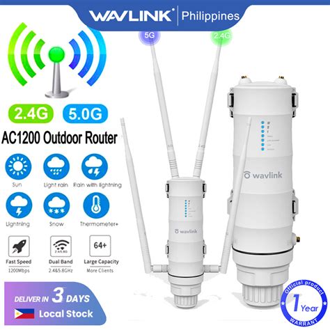 Wavlink Ac High Power Outdoor Weatherproof Wifi Router G Ghz