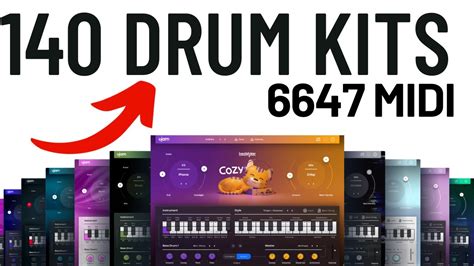 140 DRUM KITS 6647 Drag Drop MIDI VST UJAM Beat Maker Bundle Code