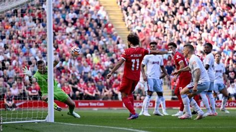 Liverpool 3 0 Aston Villa Mohamed Salah Scores In Comfortable Reds Win