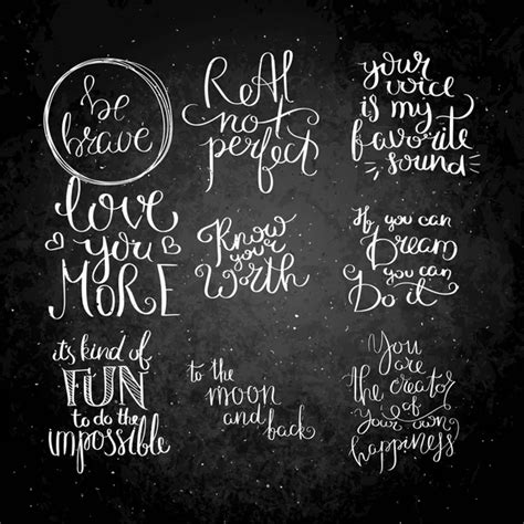 Chalkboard Art Love Quotes