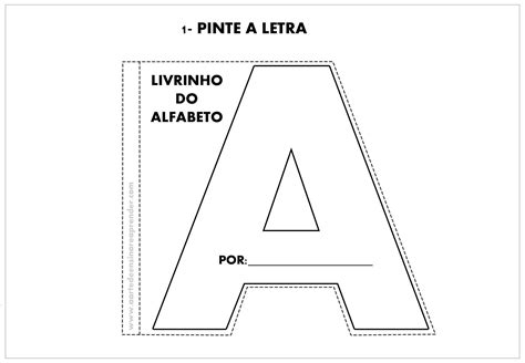 Livrinho Do Alfabeto Letra A Livro Do Alfabeto Atividades O