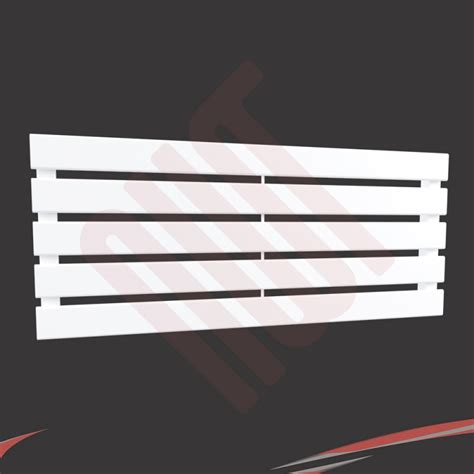 853mm W X 600mm H Elias White Horizontal Radiator