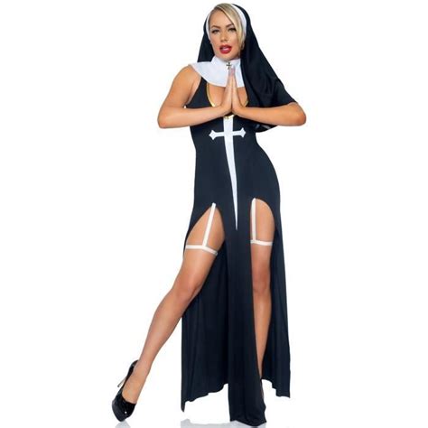 D Guisement Nonne Sexy Noire Et Blanche Femme Cdiscount Boutique Erotique