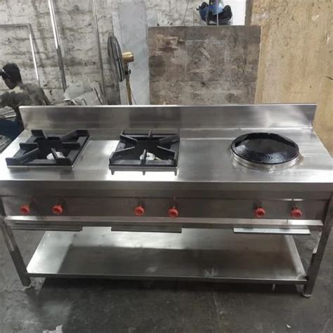 3 LPG Two Burner Indian One Burner Chinese Range For Commercial At Rs