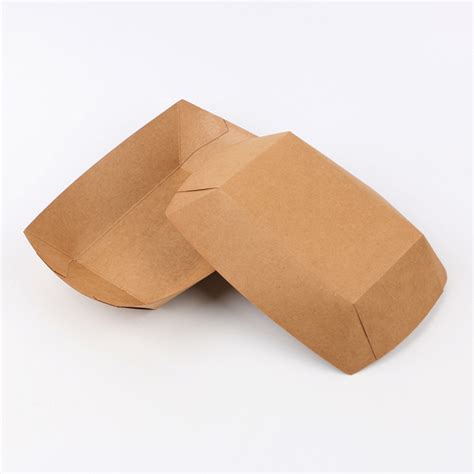 Wholesale Custom Bio Degradable Printed Fried French Chips Paper Box