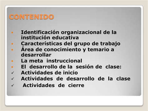 Tema 3 GuíA De DiseñO Instruccional De Una SesióN De Clase PPT