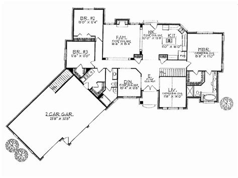 Rambler House Plans With Angled Garage Lovely Angled Garage Ranch House