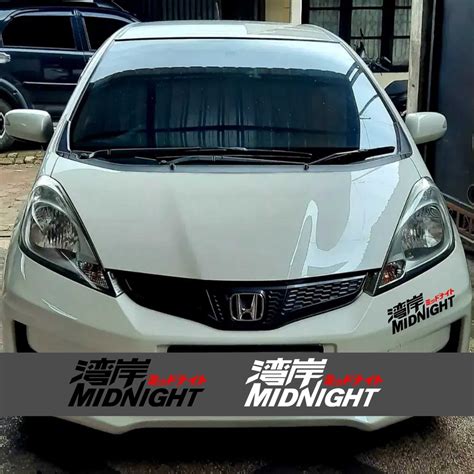 Jual Sticker Cutting Sticker Bumper Mobil Jdm Midnight Kanji Stiker