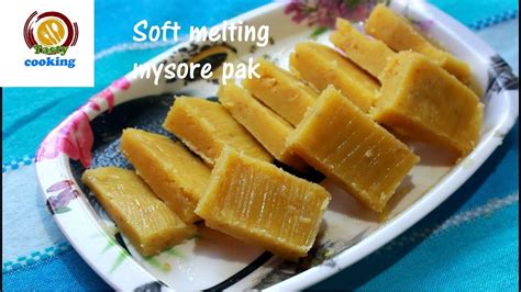 Soft Ghee Mysore Pak Recipe With Less Ghee Melting Mysore Pak Recipe