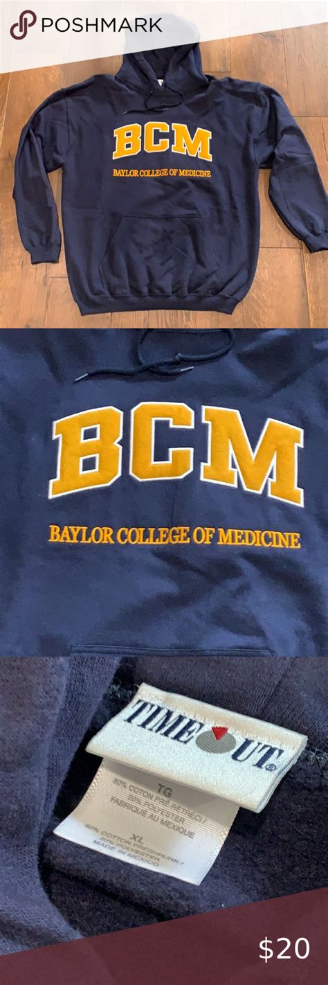 Baylor College Of Medicine Hoodie Xl Long Walks Baylor Plus Fashion