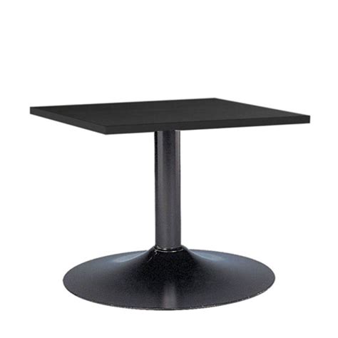 Location Table Medola H Pieds Chrome X Plateau Noir Alive