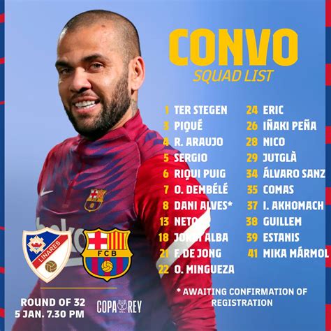 Fc Barcelona On Twitter 📋 A Lista De Convocados Para A Estreia Na