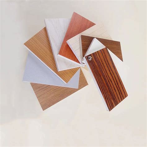 Wood Grain Pvc Foam Boardwood Grain Plastic Sheet For Salelaminated