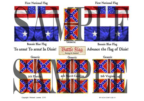 Civil War Flags North And South