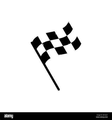 Racing Flag Icon Vector Race Flag Iconcheckered Racing Flag Icon