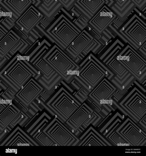 Black Seamless Rectangle Pattern Background Stock Vector Image And Art