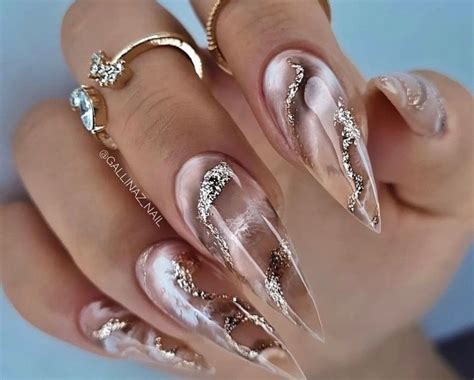 Pin by Iulia Iuliana on Маникюр Fake nails Silver glitter nails