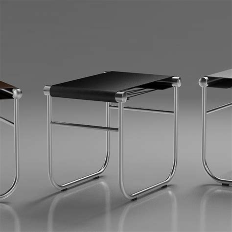 3d Le Corbusier Lc9 Bathroom Stool