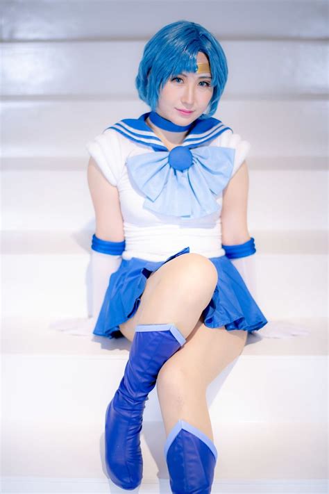 美少女戦士セーラームーン セーラーマーキュリー Sailor Mercury Sailor Moon Cosplay Hot