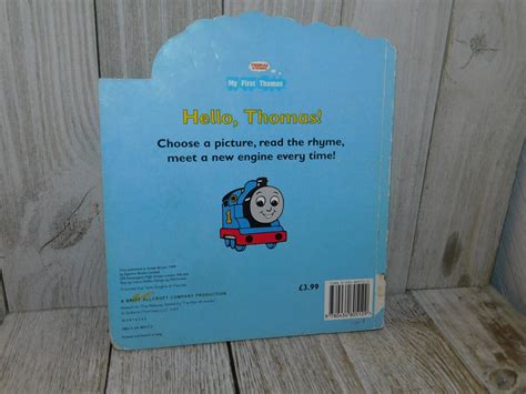 Vintage Hello Thomas Board Book My First Thomas Vintage - Etsy